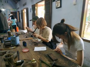 Culture class: Handmade silver ring with Nanzan